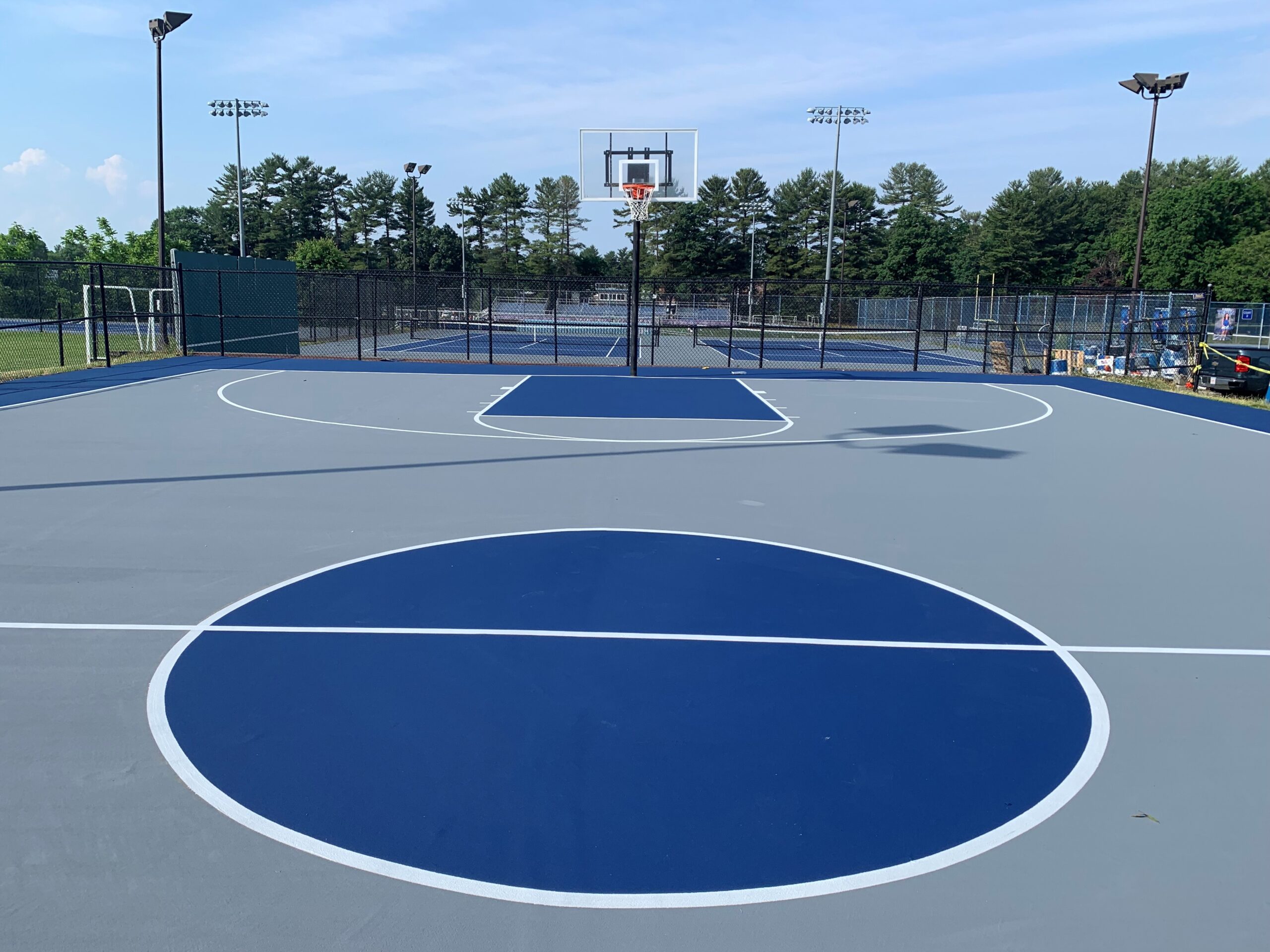 Residential Basketball Court Resurfacing in Dallas, TX - Professional basketball court services
